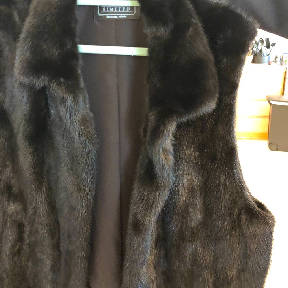 Real mink vest.